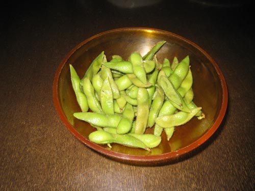 ビールに枝豆