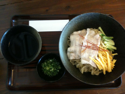 中華風沖縄そばのつけ麺